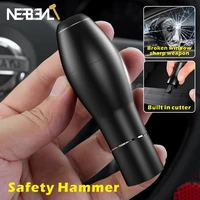 mini car window glass breaker seat belt cutter safety hammer life saving escape hammer cutting knife escape blade tool