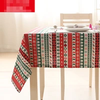 christmas tree tablecloth american country tablecloth red coffee table tablecloth fabric rectangle table cover wedding decor