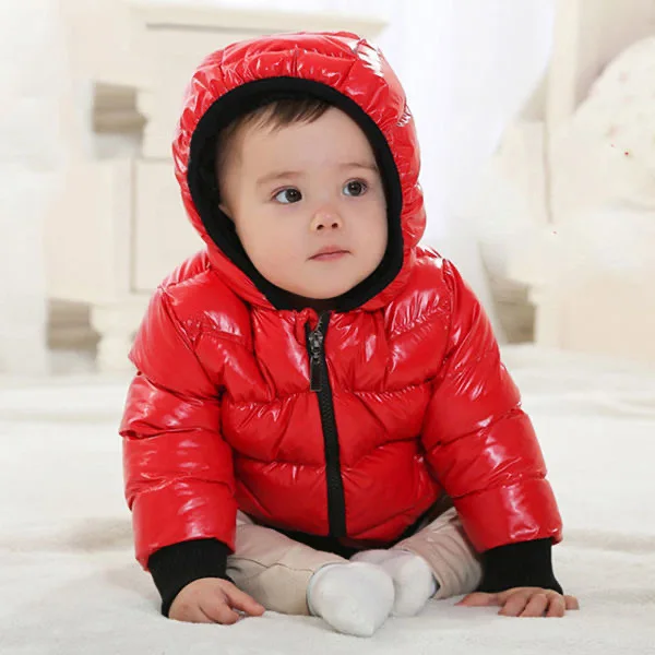 

2021 New Baby Down Jacket Baby Cotton-padded Coat Boys Girls Clothing Child Winter Thickening Boys Girls Outwear