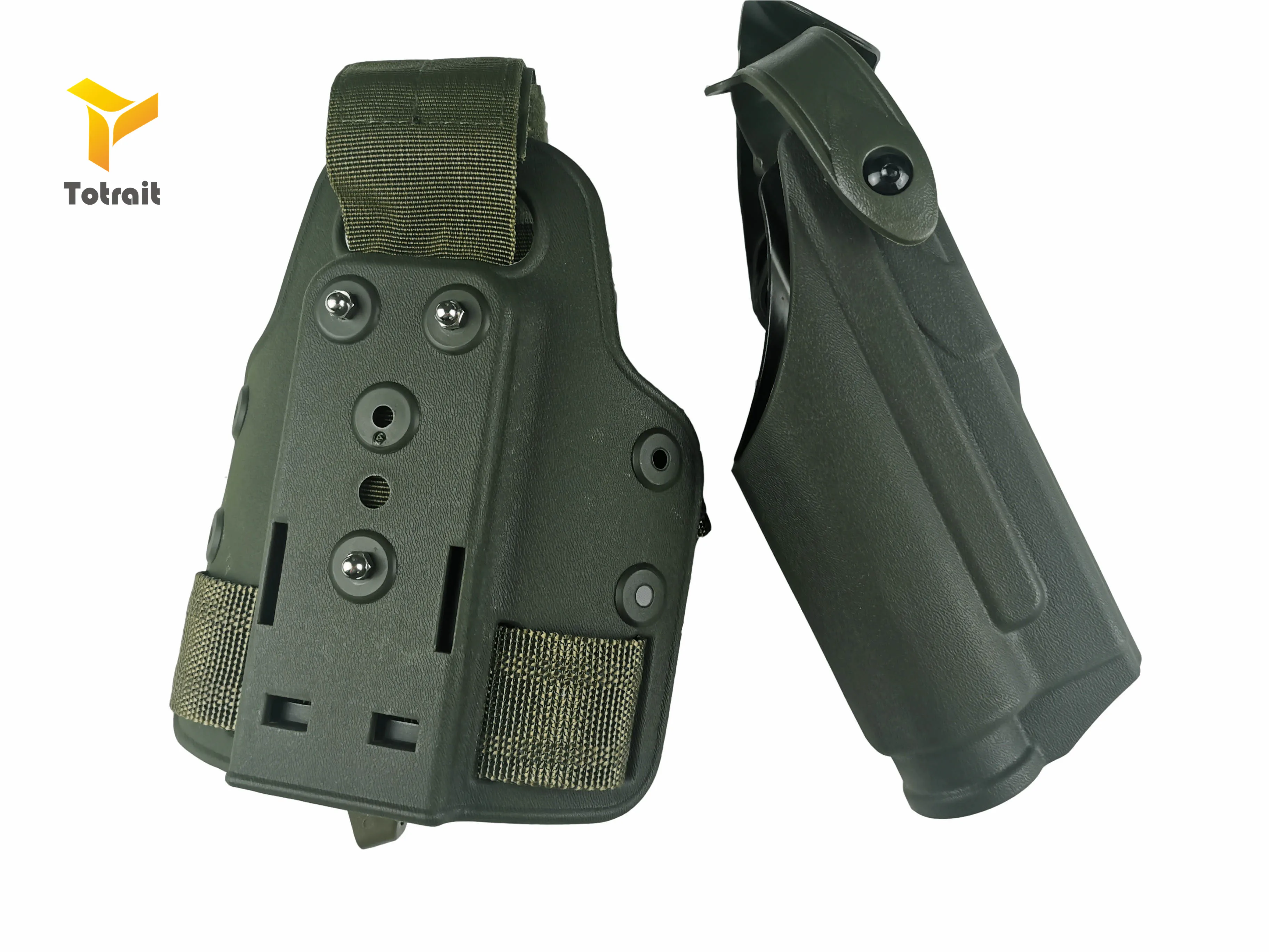 Airsoft Safarilands пистолет Glock17 19 22 23 31 Ремень Кобуры вспышка светильник для правой руки использовать ножной кобура светильник подшипник glock кобура