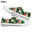 Кроссовки женские с тропическим узором, на веснуосень