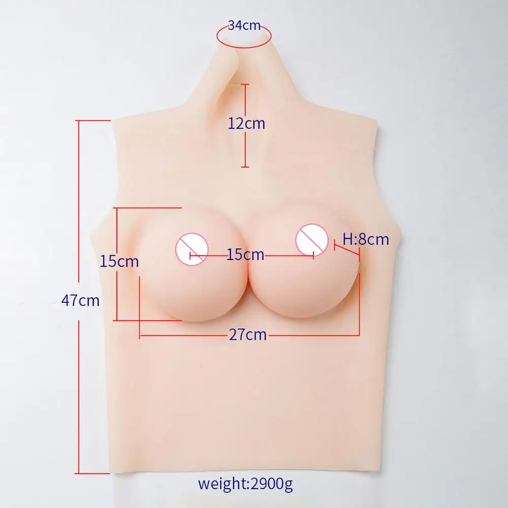 Силиконовая грудь формы D чашка Реалистичная поддельная Женская усилитель