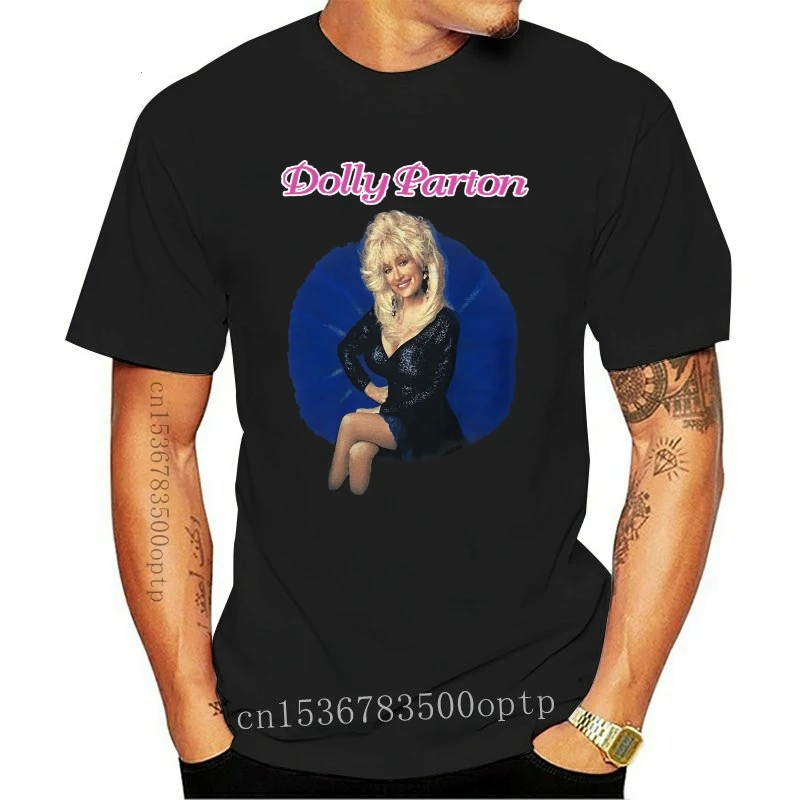 

Vintage Dolly Parton Singer Pop Country Music Mens T-Shirt Size S to 4XL G1524