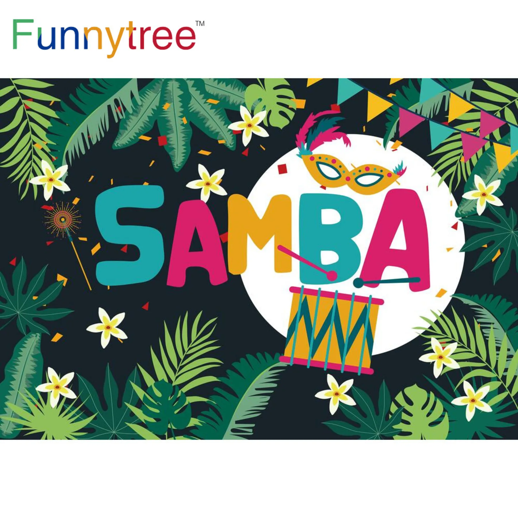 Funnytree Happy Purim праздничные баннеры, фотообои с изображением еврейского фестиваля, однея, хамана, маскарада, мероприятия, фотографические фоны, Декор