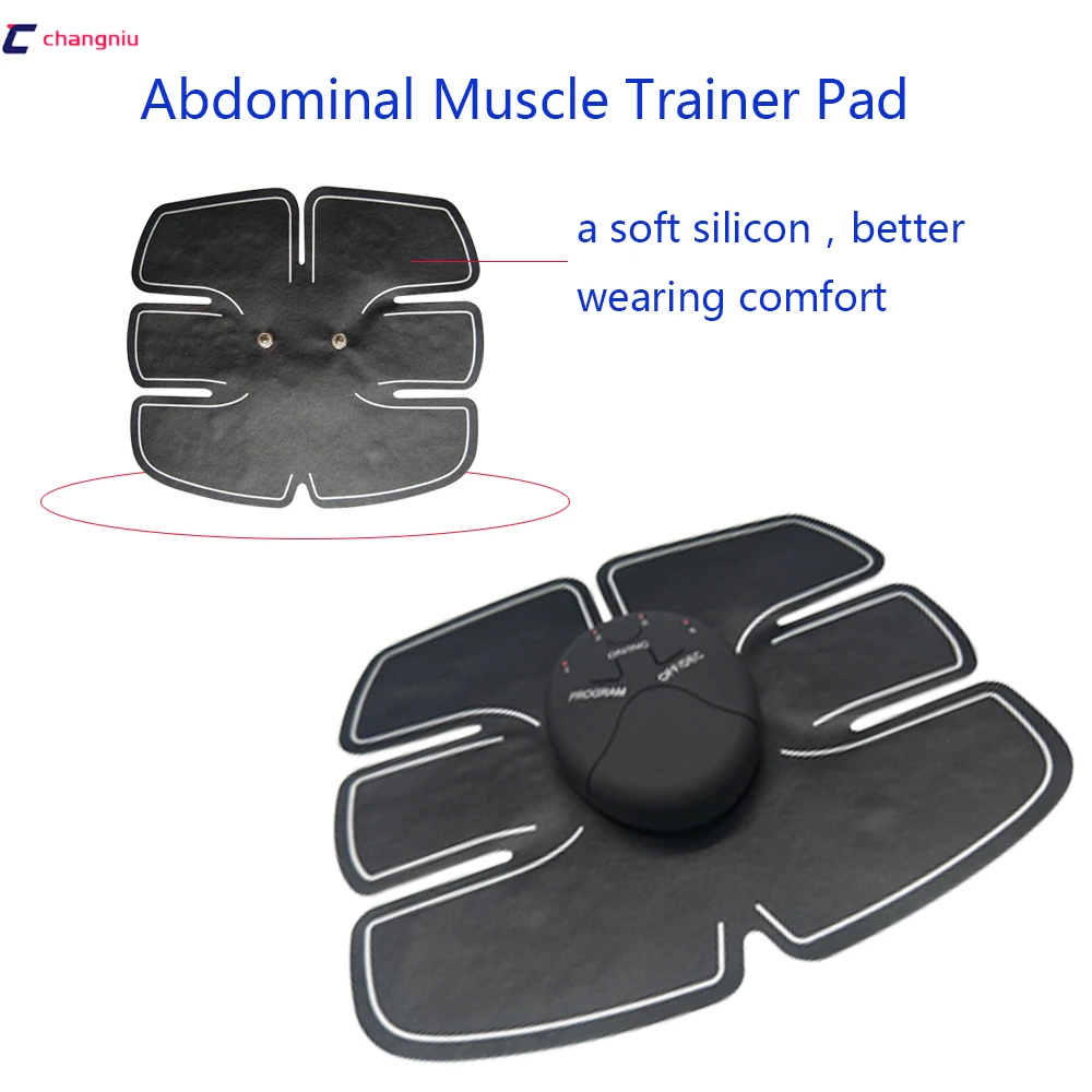DHL Freeshipping good quality six-pad Abdominal electrode pads for ABS fit tens units smart fitness no machine | Красота и здоровье