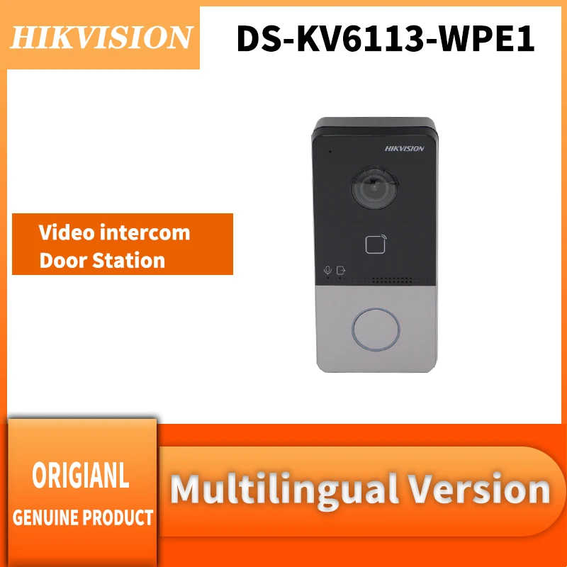 Hikvision оригинальная планшетофон-WPE1 Беспроводной Wi-Fi стандартный POE 2MP HD