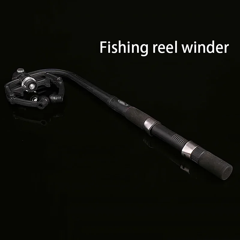 

HQ Fishing Line Spooler Winder Carbon Fiber Portable Reel Spool Spooling Station System For Spinning Fishing Reel Line US Ship