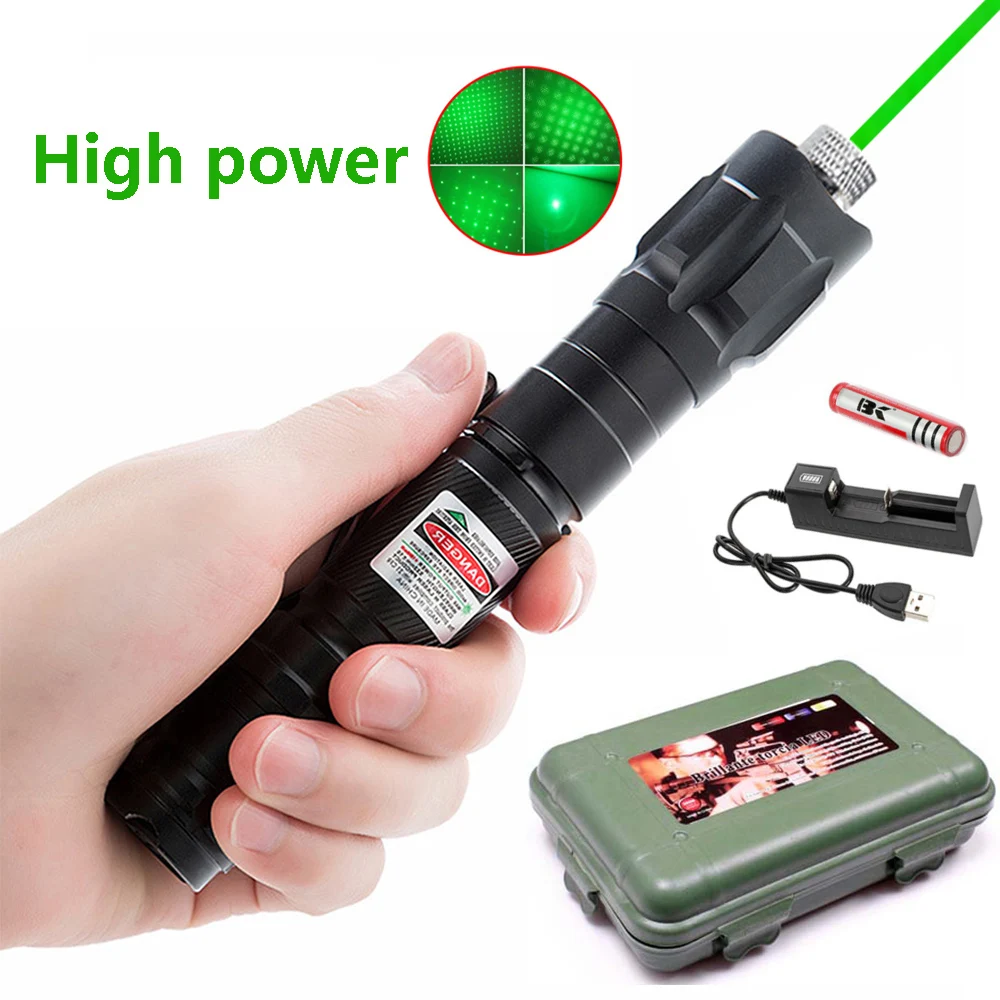 High-Power Laser Pointer 009 Rechargeable USB Charger Powerful Green Laser Sight Adjustable Focus 2 In 1 Laser Pointer
High-Power Laser Pointer 009 Rechargeable USB Charger Powerful Green Laser Sight Adjustable Focus 2 In 1 Laser Pointer