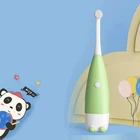 Новая Детская Мягкая зубная щетка электрическая Водонепроницаемый ультразвуковая зубная щетка головка От 3 до 12 лет с героями мультфильмов детская зубная щетка уход за зубами