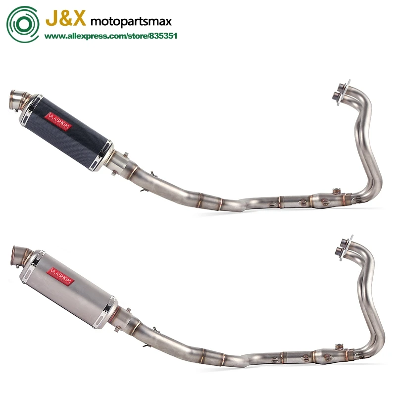 

Ninja250 nanja300 nanjia250r глушитель для мотоцикла контактная средняя труба для Kawasaki Ninja 250R 250 300 2014-2015 слипоны