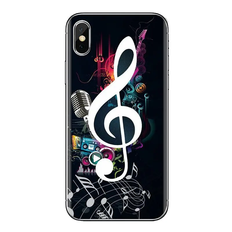 Музыкальные ноты скрипки классическая музыкальная Обложка для samsung Galaxy S2 S3 S4 S5 MINI