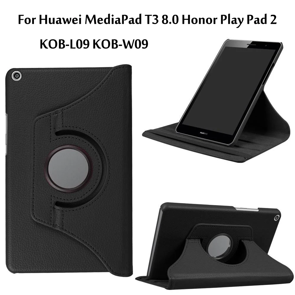 Деловой кожаный чехол для huawei MediaPad T3 8,0 KOB-L09 KOB-W09 8,0 дюймов, подставка для планшета с отделением для карт+ подарок