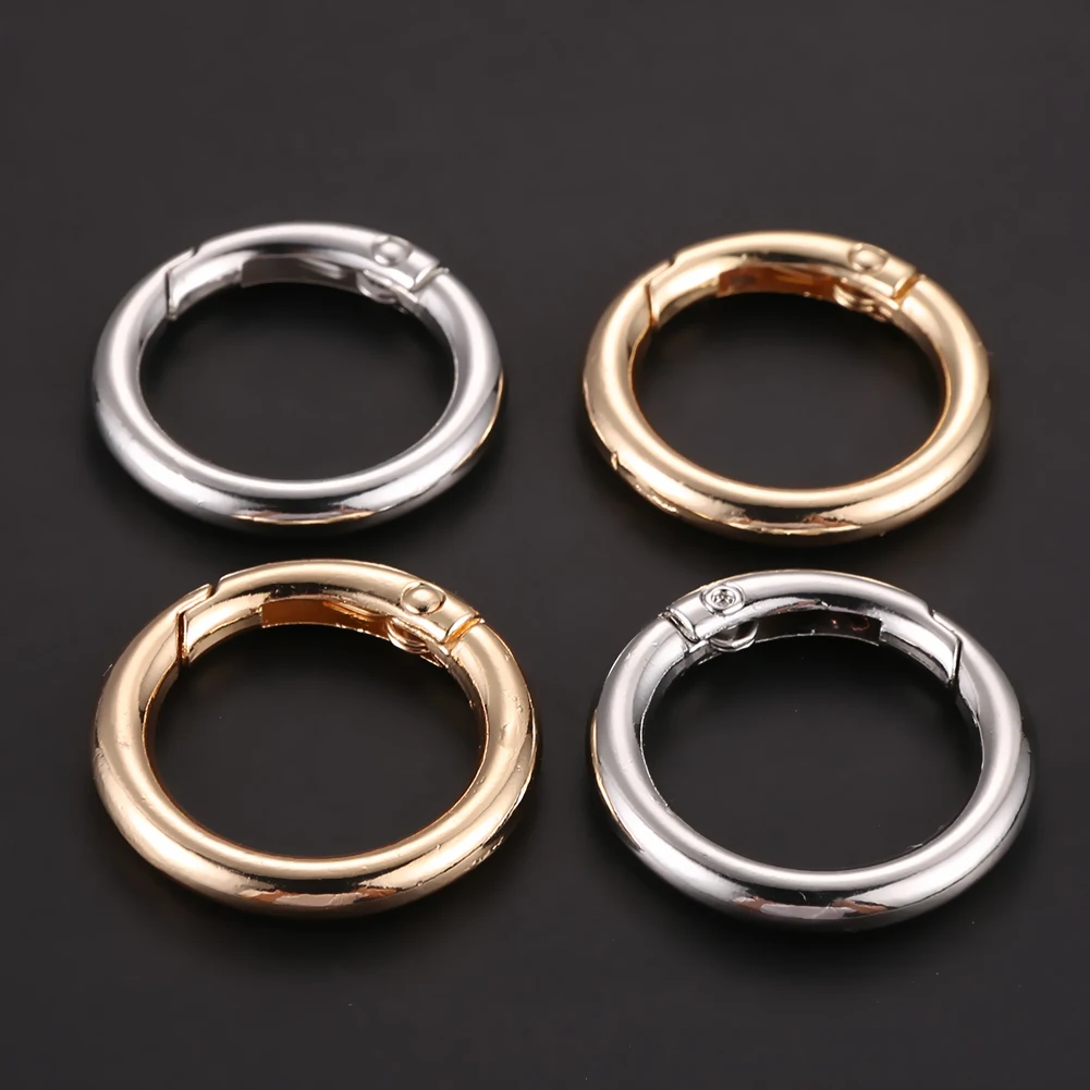 

Круглые соединительные кольца, 2 шт., 2 см, металлические сумки, ремешок для ремня, золотые и серебряные пряжки, аксессуары «сделай сам»