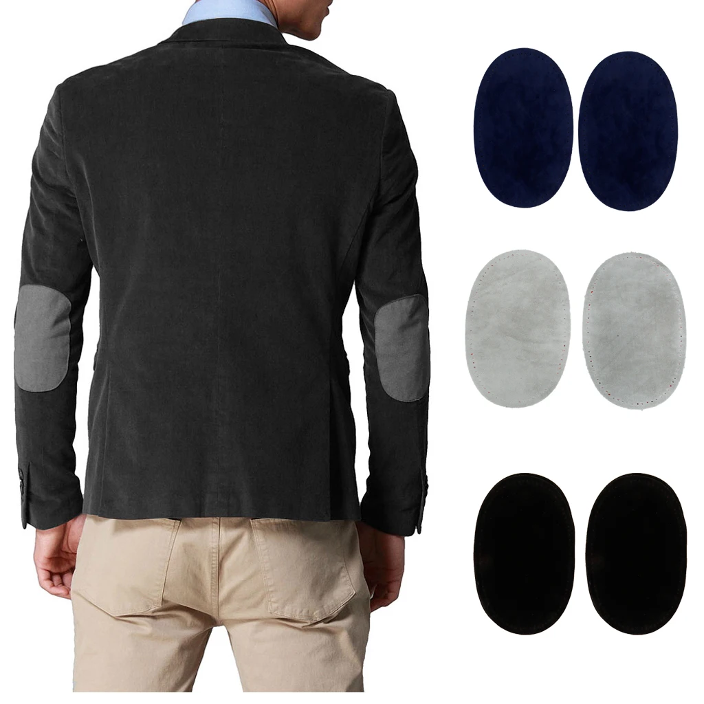 

3 Pairs of Oval Knee Patches for Elbow Sewn in Repair Fabric