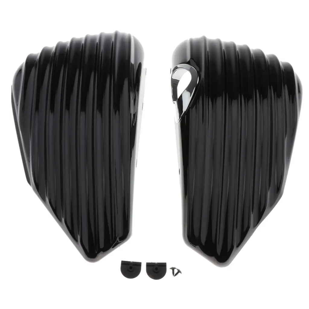 

Пластиковая сменная Крышка батарейного отсека для Harley XL883 XL1200 48 72 2004-2013, левая и правая