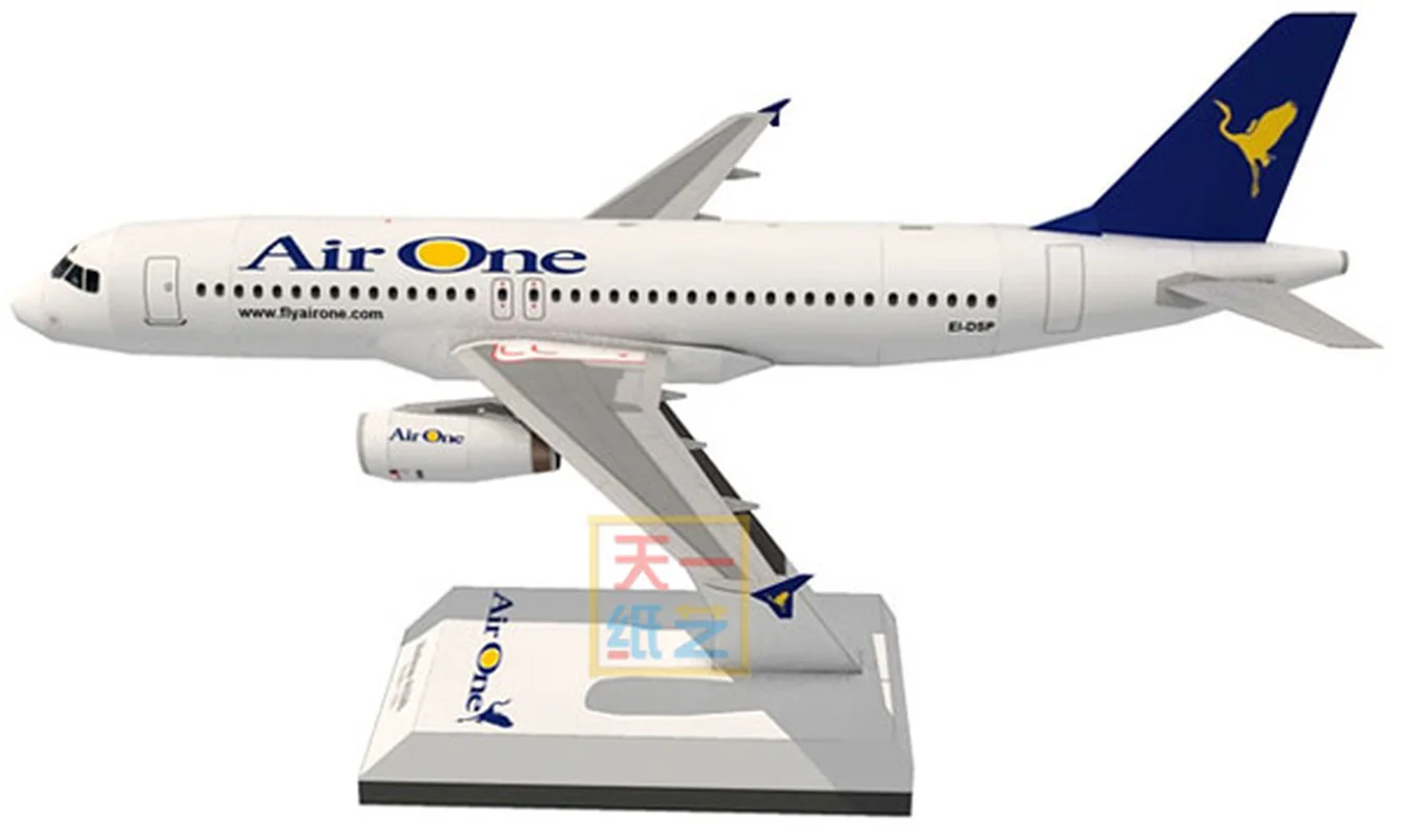 Аэробус A320 самолета 3D Бумага школьная модель интеллектуальной образования