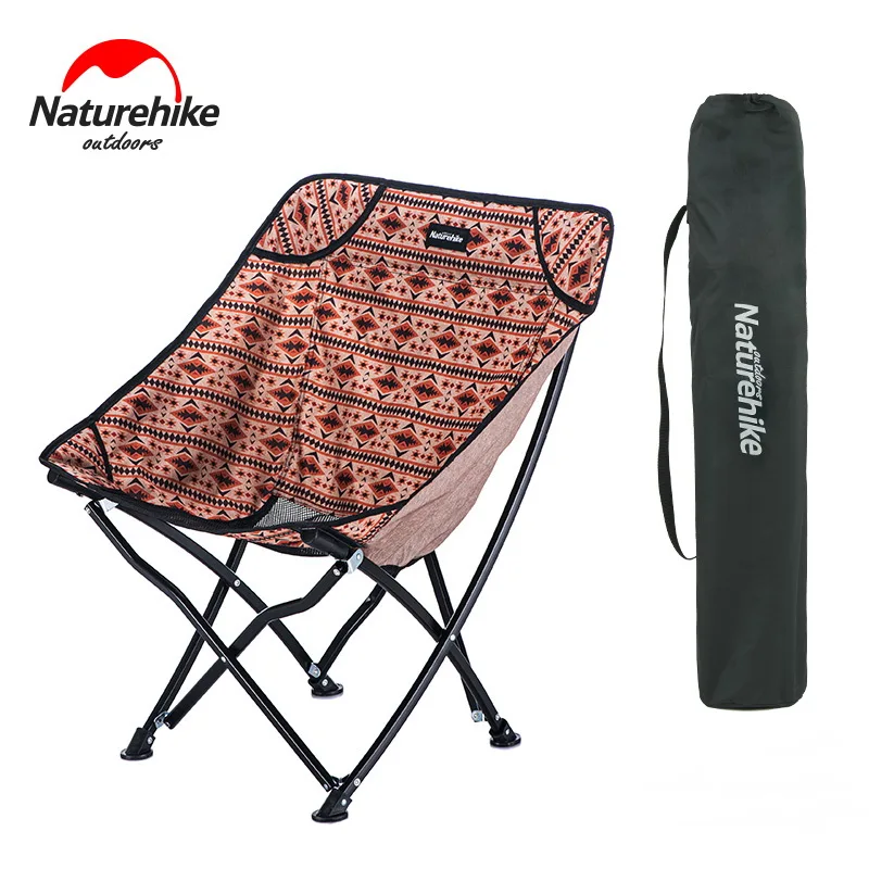 Naturehike Outdoor 600D Cationic Oxford Fabric Stool Folding Deck Chair Armchair Fishing Chair BBQ Camping Bearing Max 120kg enlarge