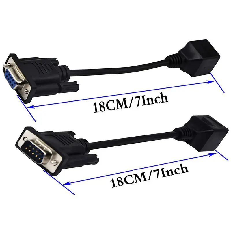 RJ45 для RS232 кабель DB9 9 контактный последовательный Порты и разъёмы женский мужской