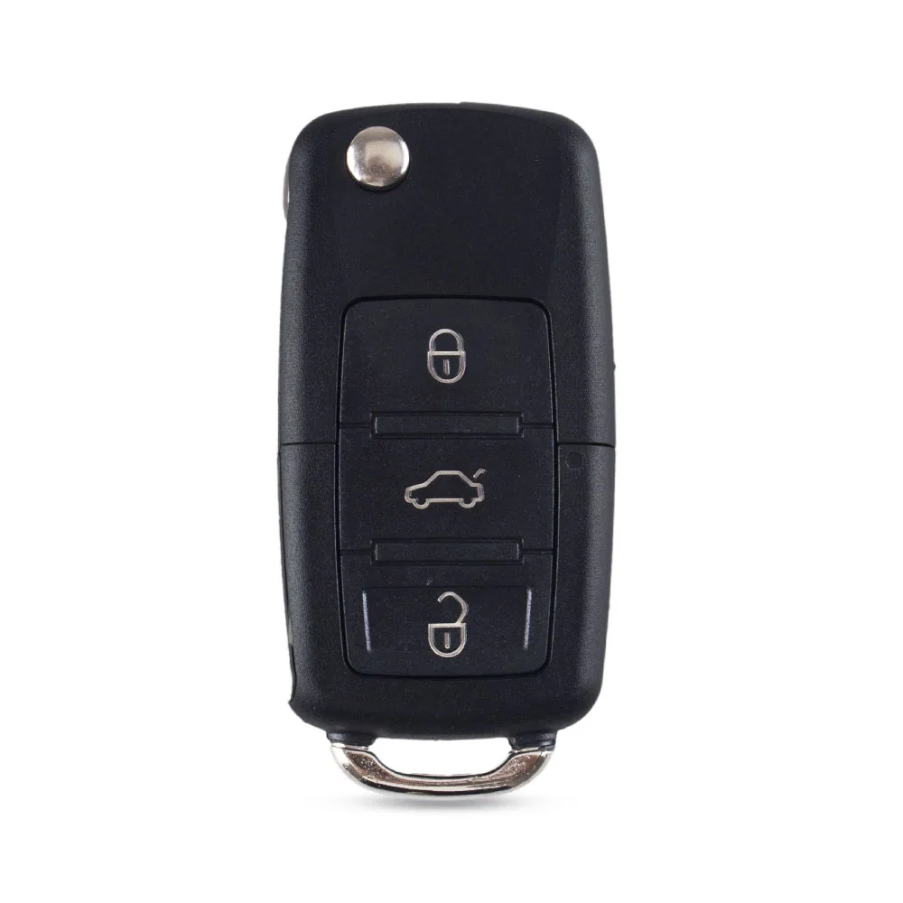 Ключ KEYYOU складной с дистанционным управлением 3 кнопки 434 МГц ID48 чип для VW Volkswagen