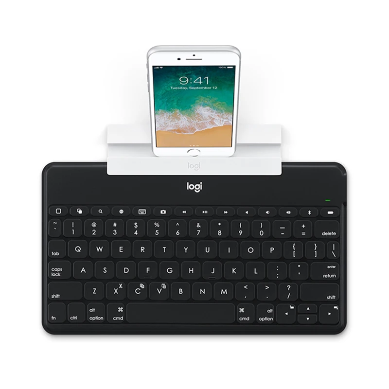 Клавиатура Logitech KEYS TO GO для iPad iPhone Apple TV Беспроводная Bluetooth портативная клавиатура