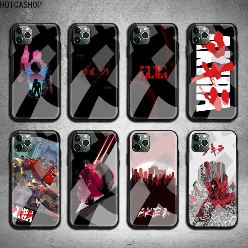 

Akira Phone Case Tempered Glass For iPhone 12 11 Pro Max Mini XR XS MAX 8 X 7 6S 6 Plus SE 2020 cover