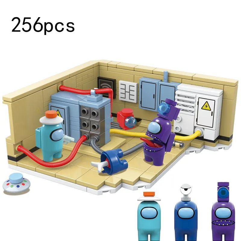 

352PCS MOC Amonges US Model Building Blocks Sets Mini Game Figures Kids Toys Bricks Juguetes DIY Toys For Children Gifts