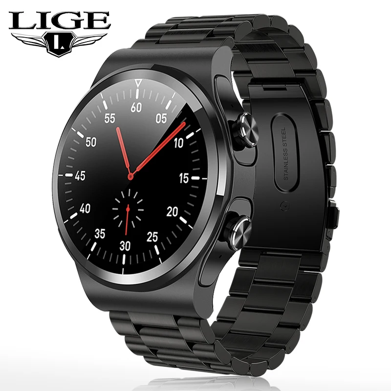 

Смарт-часы LIGE мужские/женские с Bluetooth, пульсометром и TWS