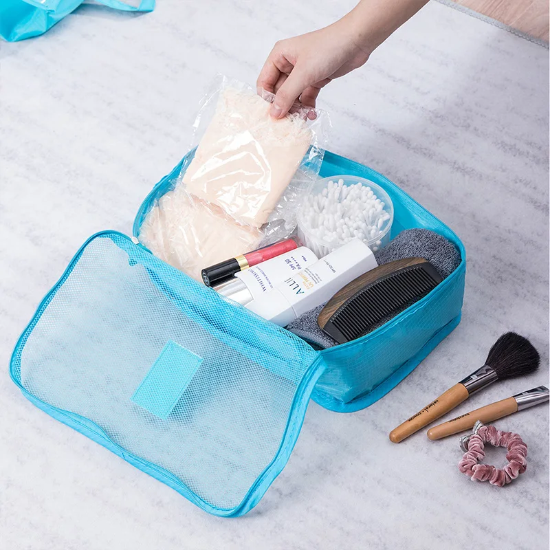 7 шт./компл. дорожная сумка для хранения набор одежды органайзер чехол