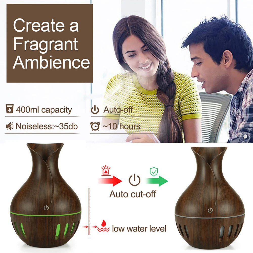 Ваза увлажнитель USB для дома спальни рабочего стола бесшумная машина