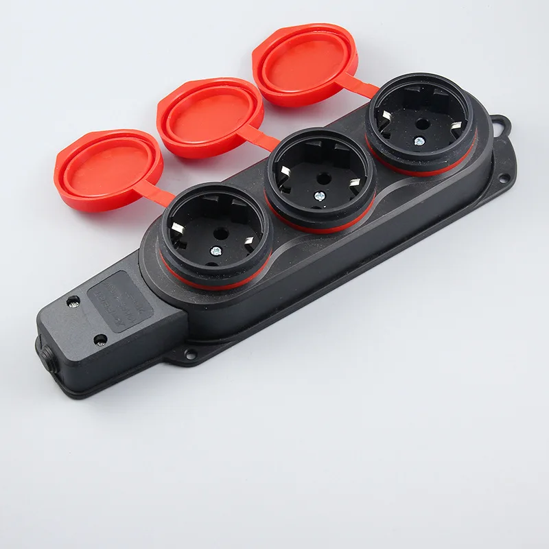 Штепсельная Вилка европейского стандарта IP44 уличная водонепроницаемая розетка