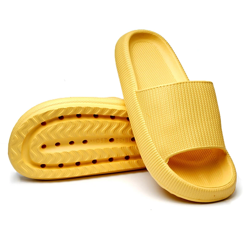 

Fashion Slippers Women Thick Platform Women Indoor Bathroom Slipper Soft EVA Anti-slip Home Floor Slides Ladies Summer Shoes Men