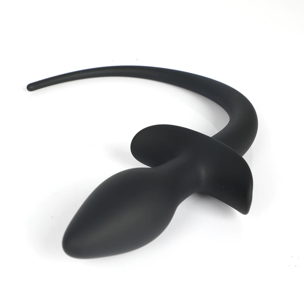 Силиконовая Анальная пробка в виде хвоста собаки Ранняя для мужчин игры геев