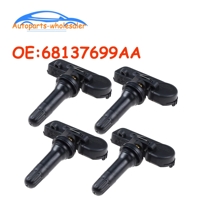 Система контроля давления в шинах, 4 шт., 68137699AA, 56029319AC для 08-10, Dodge Ram 1500, 2500, 3500, Dakota