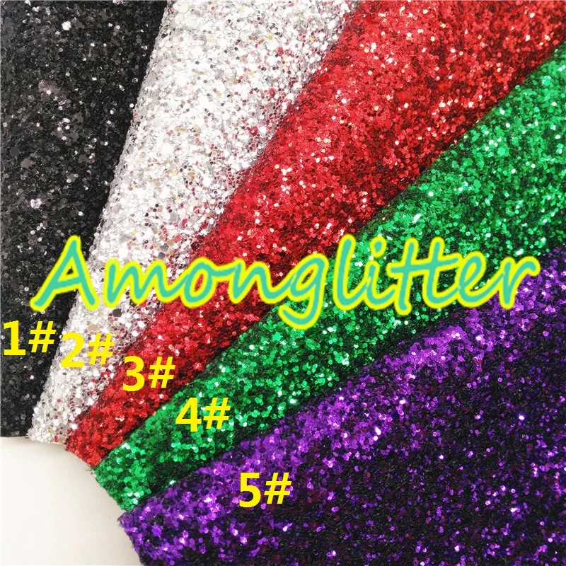 Amonglitter черная темно-синяя массивная блестящая кожа тканевые листы ткань для