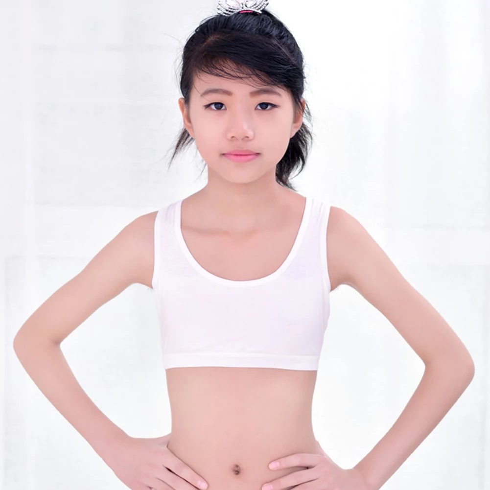 Тренировочные бюстгальтеры нижнее белье для девочек хлопковый бюстгальтер
