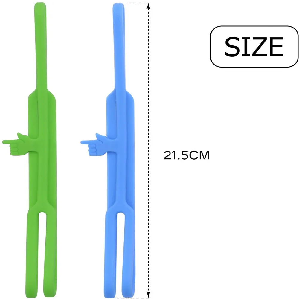 Симпатичные Силиконовые закладки на палец маркеры для книг ремешок школьных