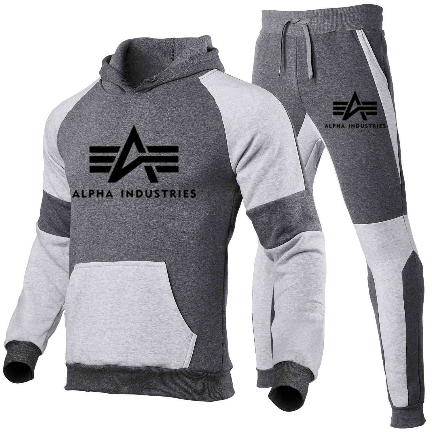 

Spring Mens Sweatshirts Sets Fashion Sporting Suits Hoodies Men Sport Pants Polyester Sweatpants Men Hoodies Clothing Sweatshirt