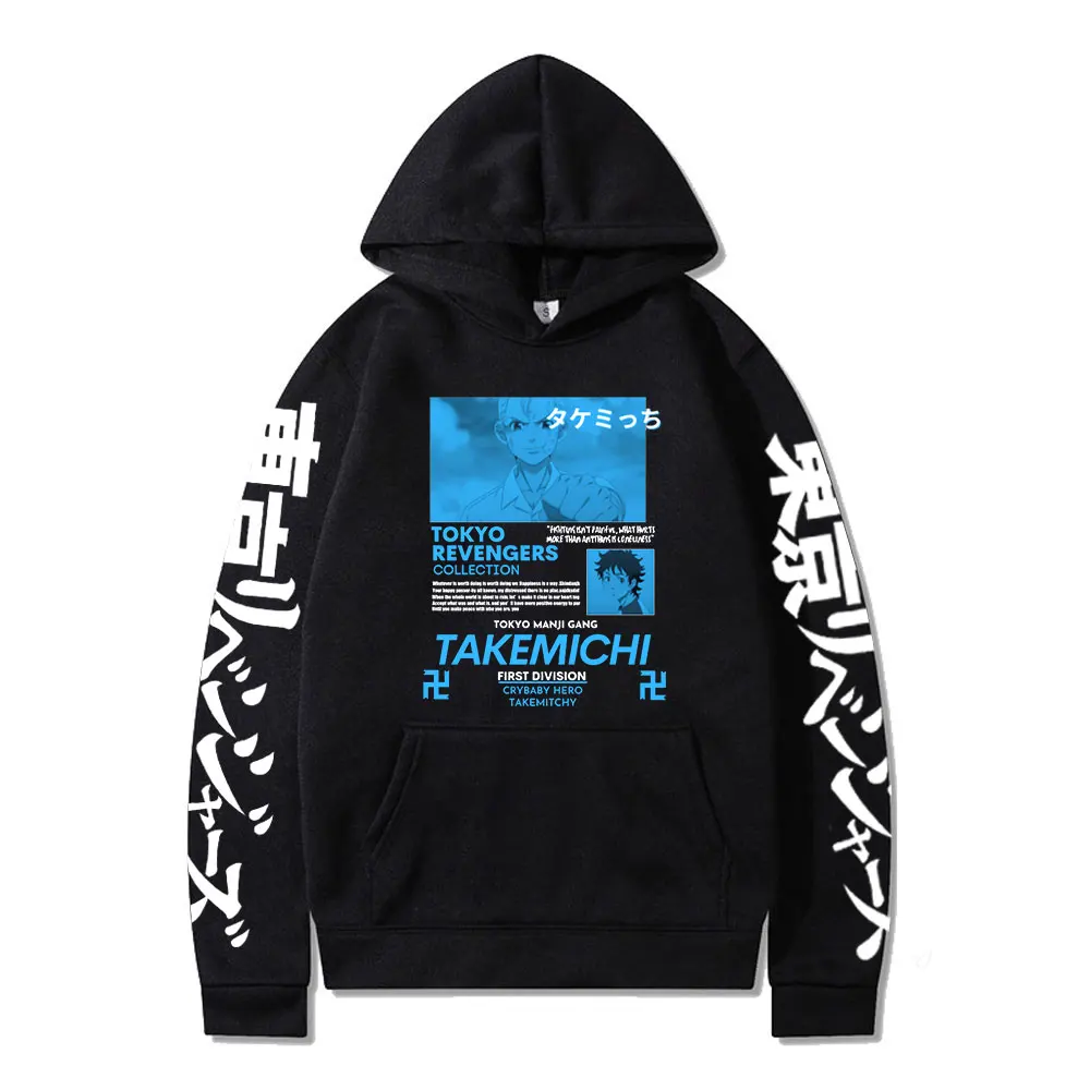 

Harajuku Cool Anime Tokyo Revengers Print Hoodies Long Sleeve Keisuke Baji Sweatshirts Pullover Men Clothes Tracksuit Men