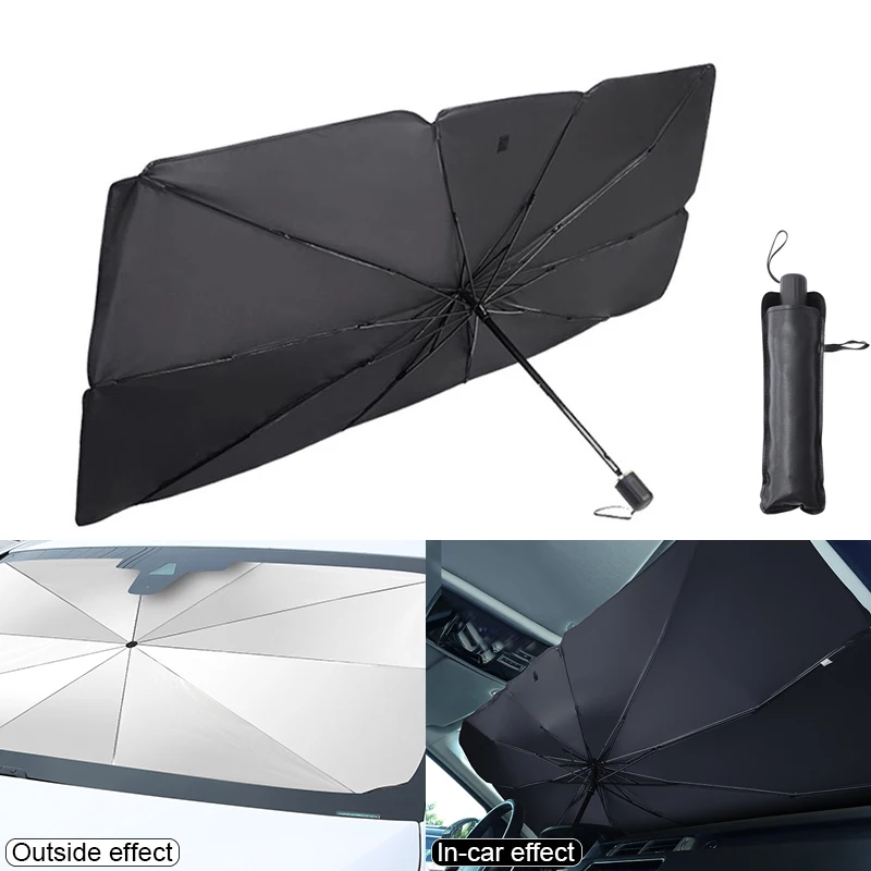 Car Sunshade Interior Front Window Sun Shade Umbrella For KIA Sid Rio Soul Sportage Ceed Sorento Cerato K2 K3 K4 K5