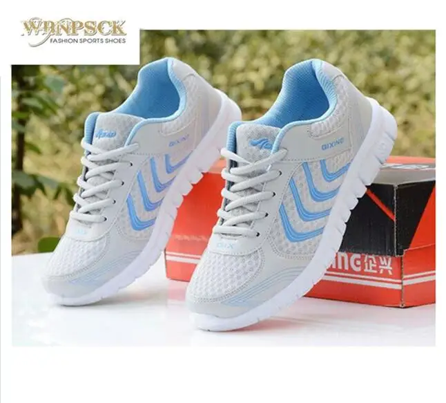 Женская обувь sneakers2019 модная zapatos leopardo mujer Легкая сетчатая в стиле Оман на