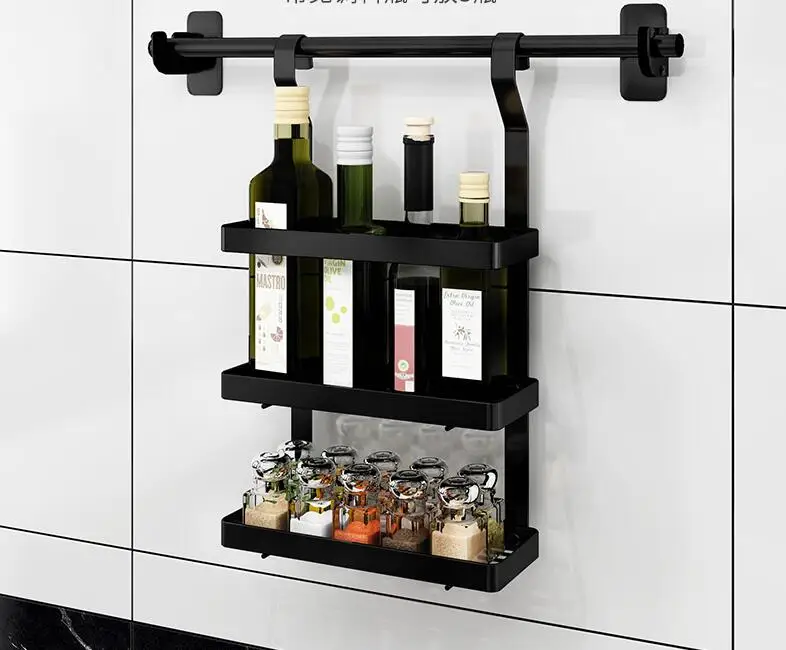 Нержавеющая сталь перфорация-Бесплатная настенная подвесная кухонная полка