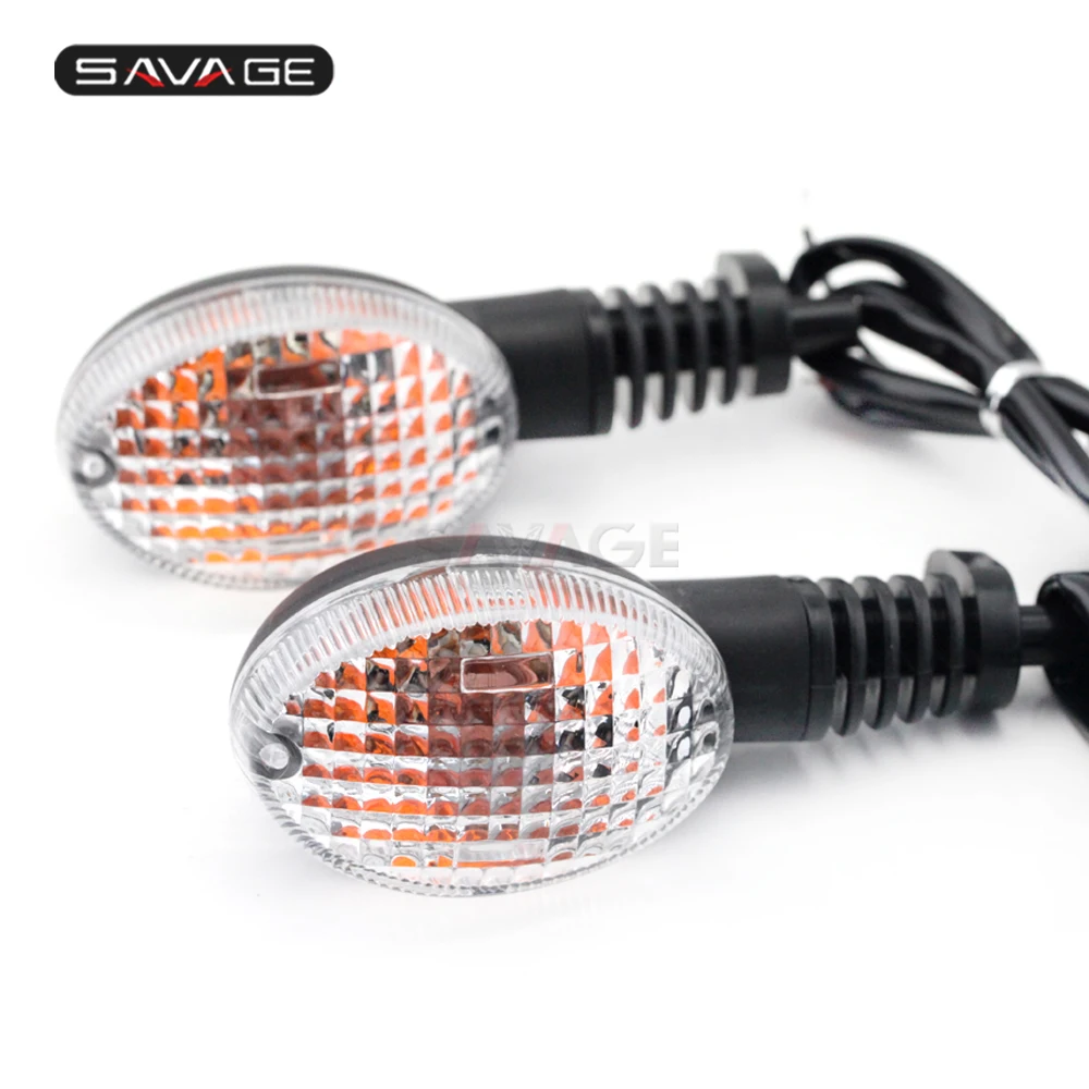 

Turn Signal Light For KAWASAKI NINJA 250R KLX 250 S SF Flashing LED Motorcycle VN 650 Vulcan S Bulb Lens Front Rear Indicators