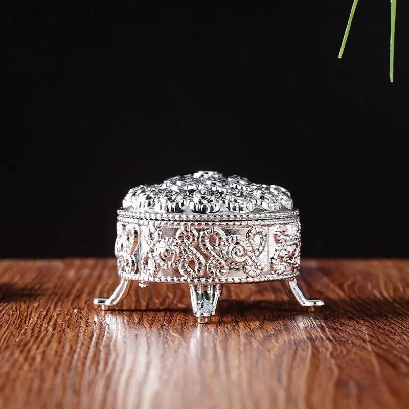 

5pcs Gold Foil Ps Plastic Hollow Candy Box Silver Cake Storage Party Bag Gift For Wedding Case Festival Decoration Organize O5O4