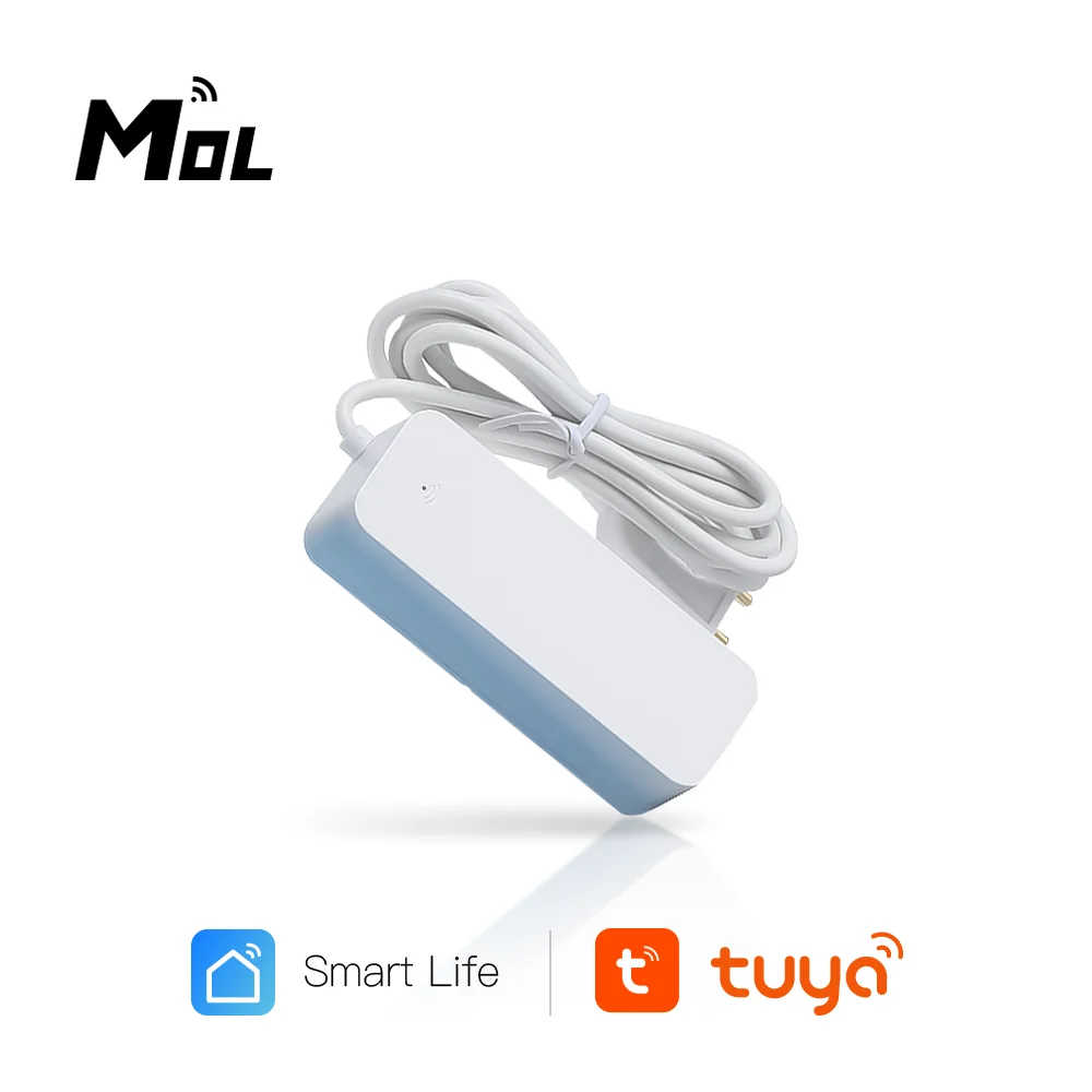

Домашняя сигнализация MOL Tuya, сигнализация утечки воды, Wi-Fi датчик утечки воды, детектор перелива, система сигнализации, оповещение без конце...