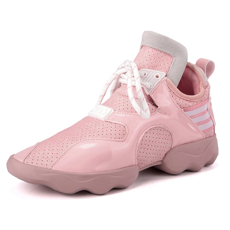 Pink Женские повседневные кроссовки; брендовые Дизайнерские летние кроссовки; прогулочная женская спортивная обувь; ; chaussures Femme; эспадрильи - Цвет: Pink