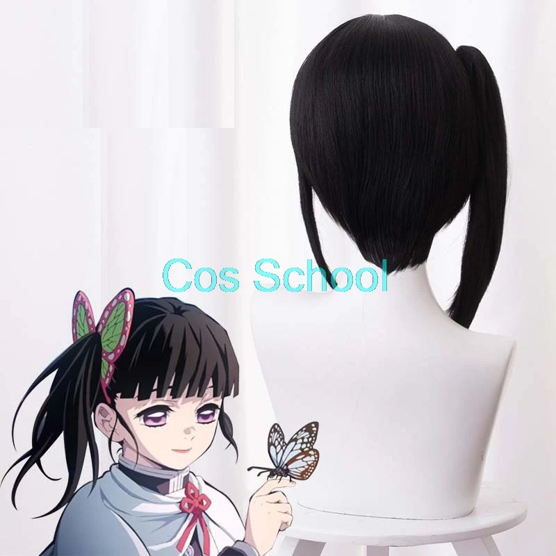Cos School Tsuyuri Kanawo Rengoku Kyoujurou Kanroji Mitsuri Iguro Obanai парики Demon Slayer Kimetsu no Yaiba аксессуары