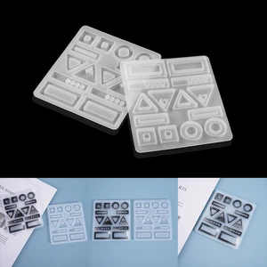 Серьги, кулон, прессформы из смолы, силиконовая высушенная форма, цветок, УФ-смола, эпоксидная смола для самостоятельного изготовления ювелирных изделий, литые формы, ювелирный инструмент