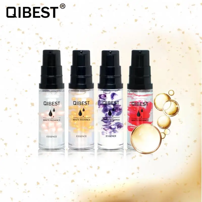 

QIBEST Milk Makeup Face Primer Oil Control Lasting Shrink Pore Face Essence Moisturizing Brighten Foundation Primer Cream