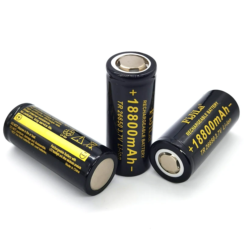 

100% New 3.7V 26650 Battery 18800mAh Li-ion Rechargeable Battery For LED Flashlight Torch Li-ion Battery accumulator battery