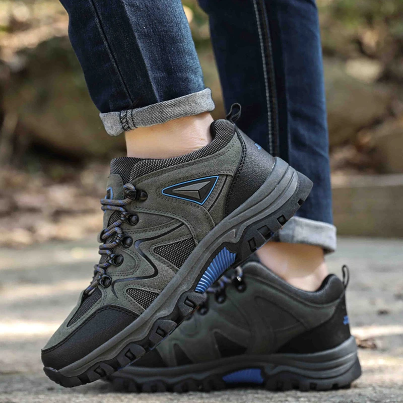 Треккинговые ботинки для мужчин размеры 37-47 дышащие Нескользящие альпинизма |